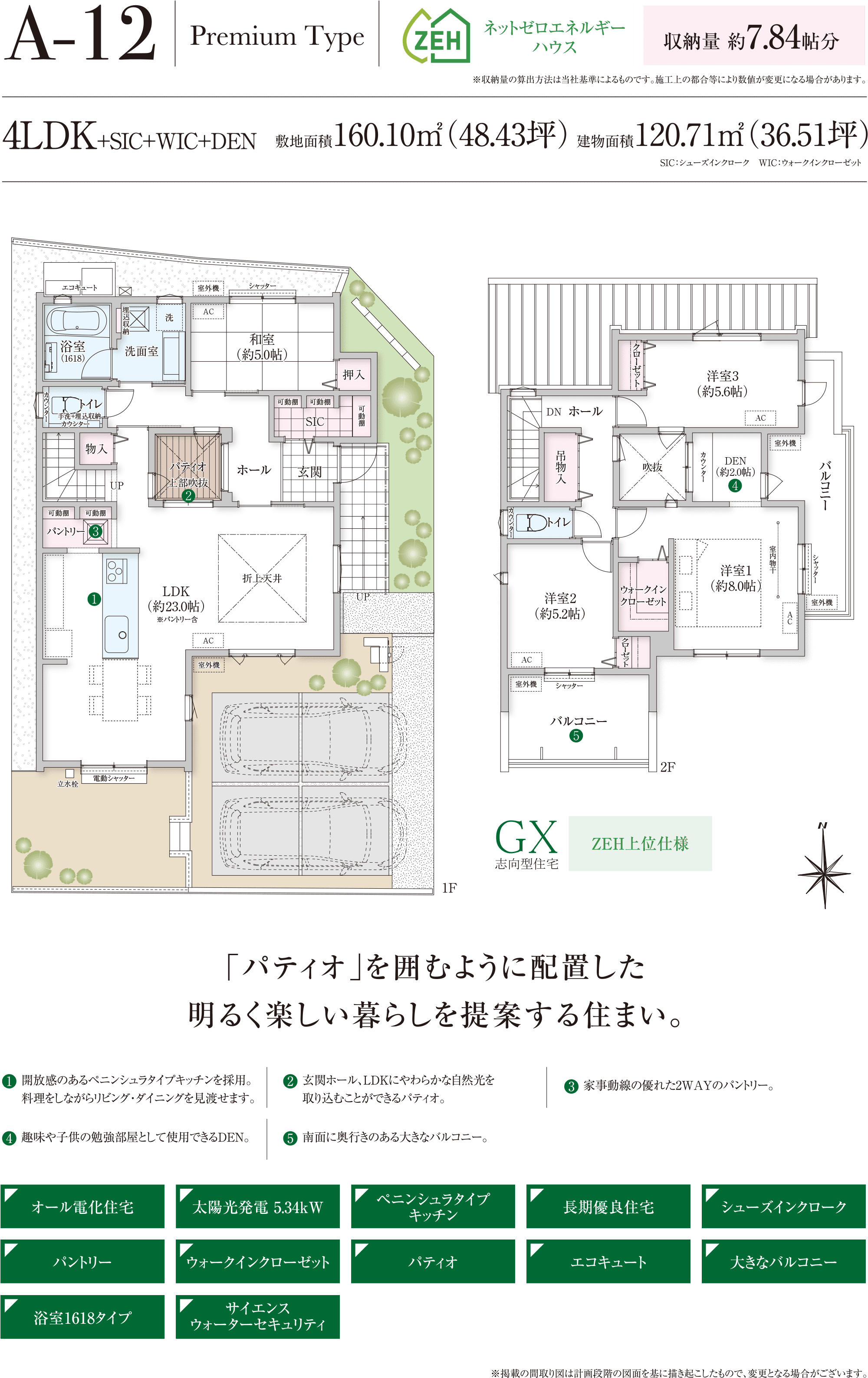 A-12 Premium Type 4LDK+SIC+WIC+DEN